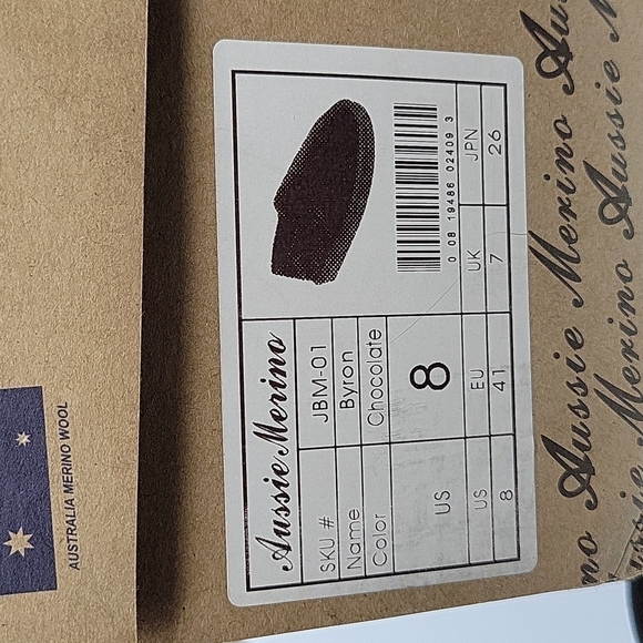 New Aussie Merino Chocolate Byron Suede Slippers 8 - Picture 5 of 8